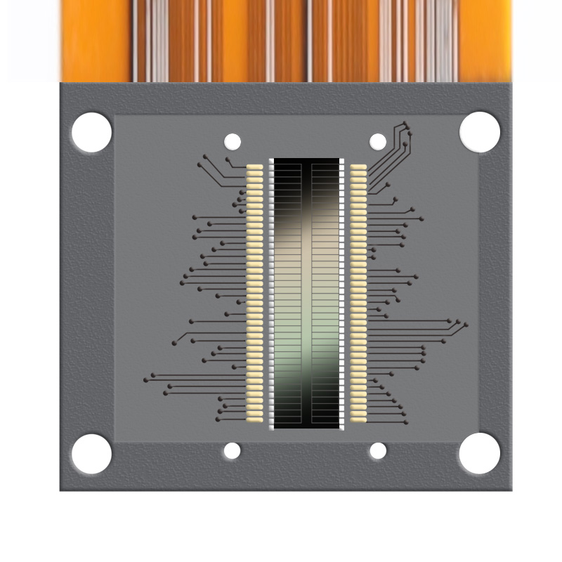 Large area photodiode array sensor