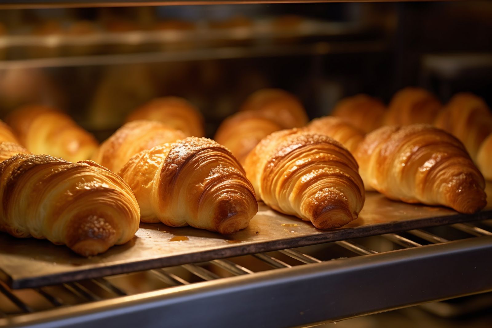 The glossiness of croissants is also an important factor in attracting customers' attention